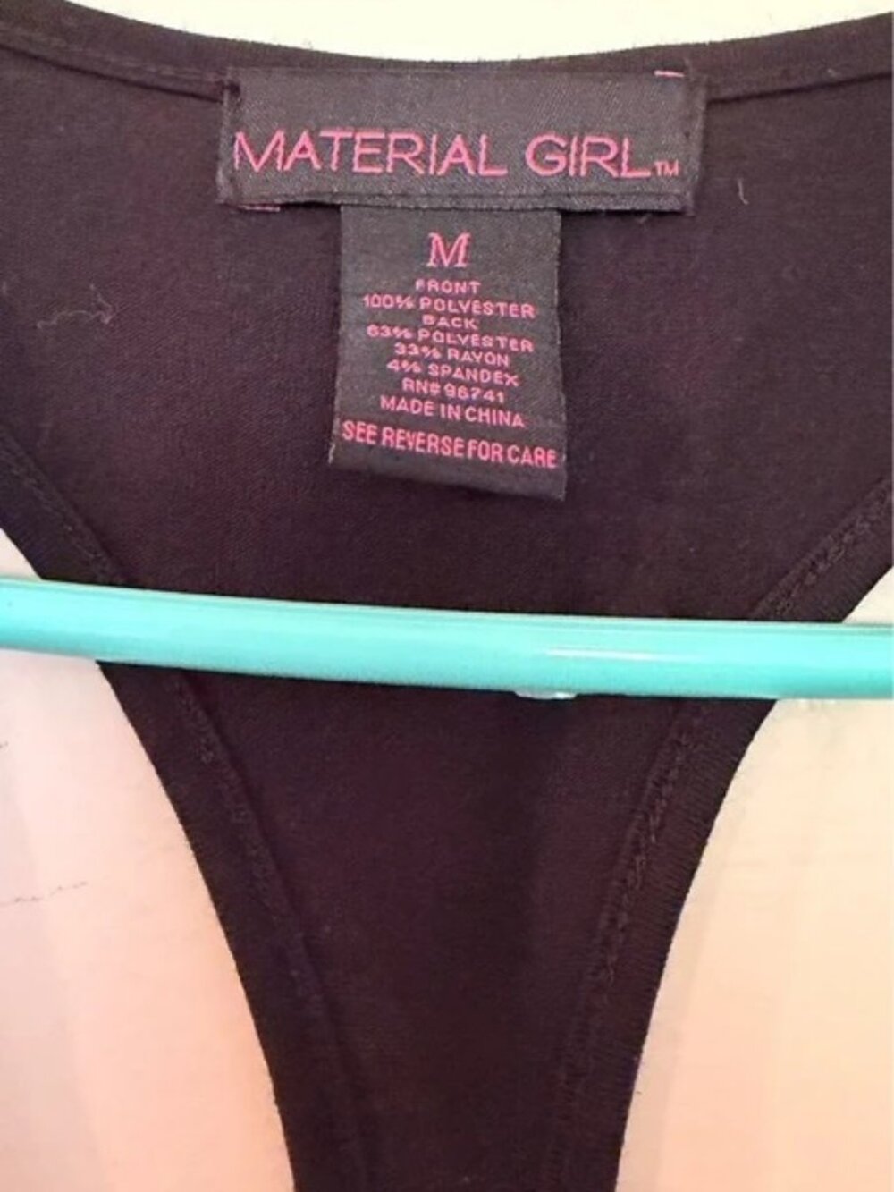 Material Girl Racerback Tank Top - Picture 2 of 3